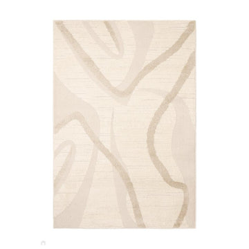 Ava Wave Cream Rug-Melrose-Rug Love - The Most Loved Rug Store